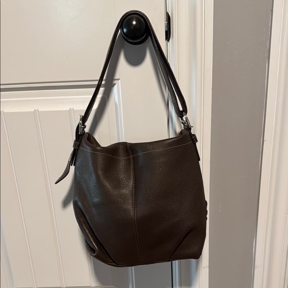 Coach Leather Brown Hobo Bag  Leather